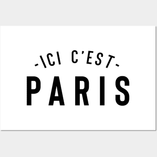 ICI C'EST PARIS - HERE IS PARIS - Soccer Souvenir For Fans Posters and Art